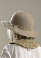 FELT HAT in camel