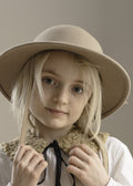 FELT HAT in camel