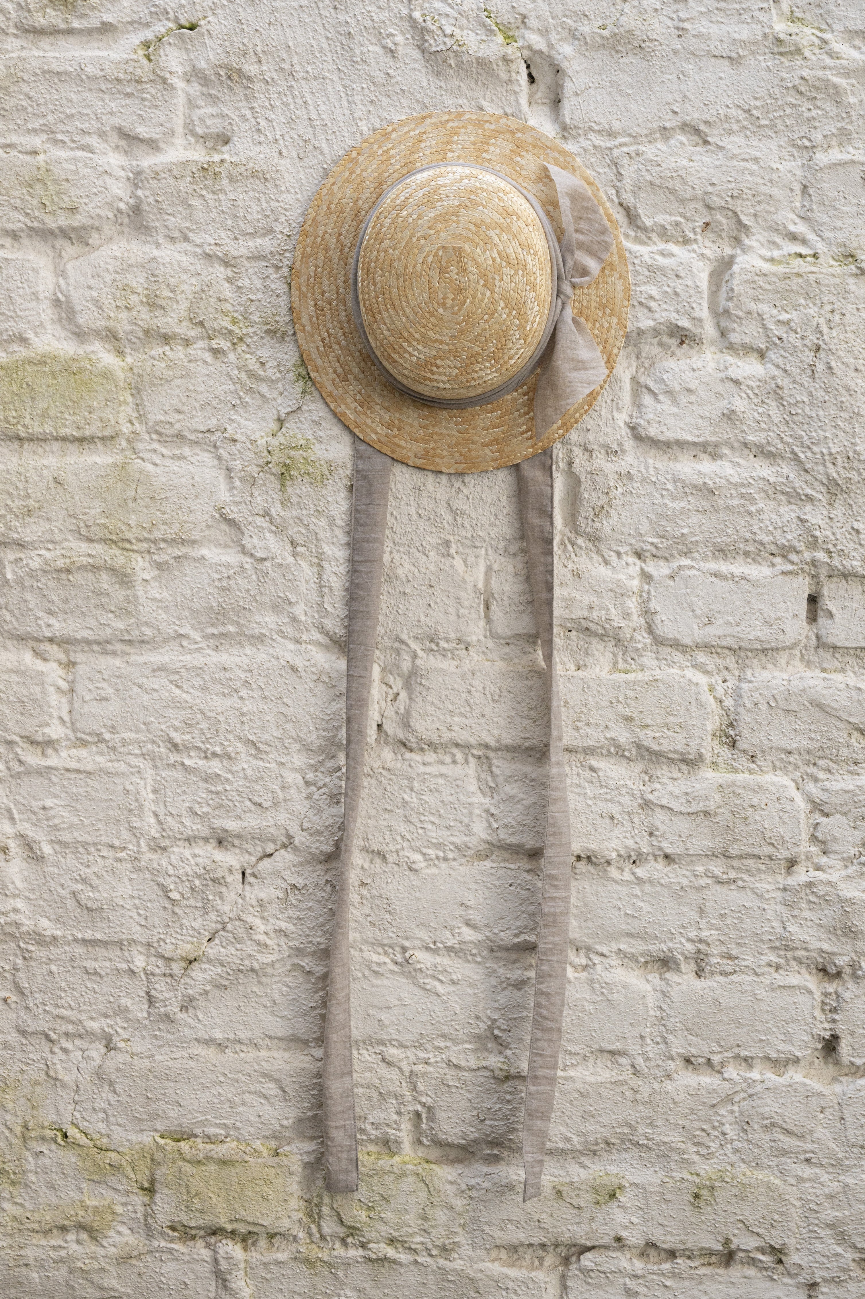 CLASSIC CANOTIER straw hat LATTE