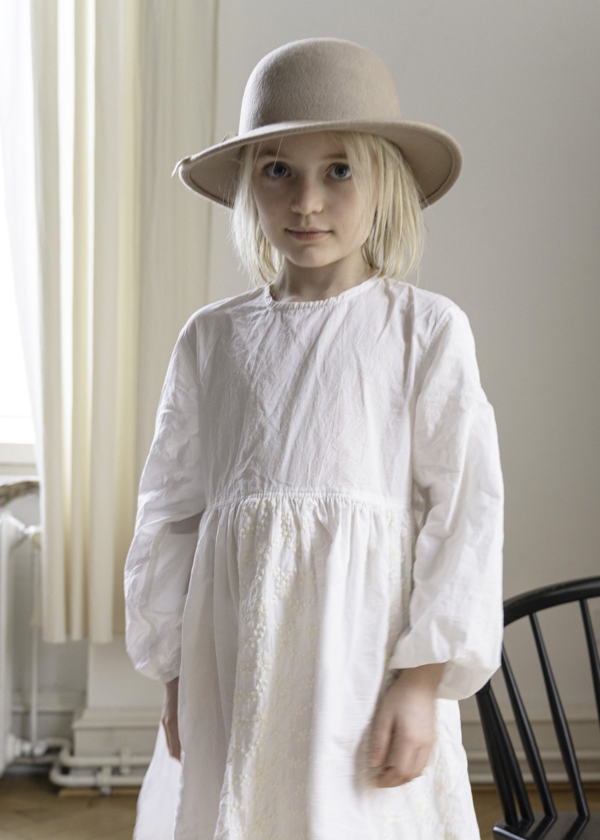 FELT HAT in camel