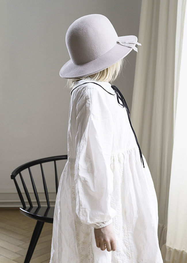 FELT HAT in pale rose