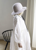 FELT HAT in pale rose