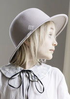 FELT HAT in pale rose