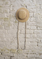 CLASSIC CANOTIER straw hat VIVE LA FRANCE