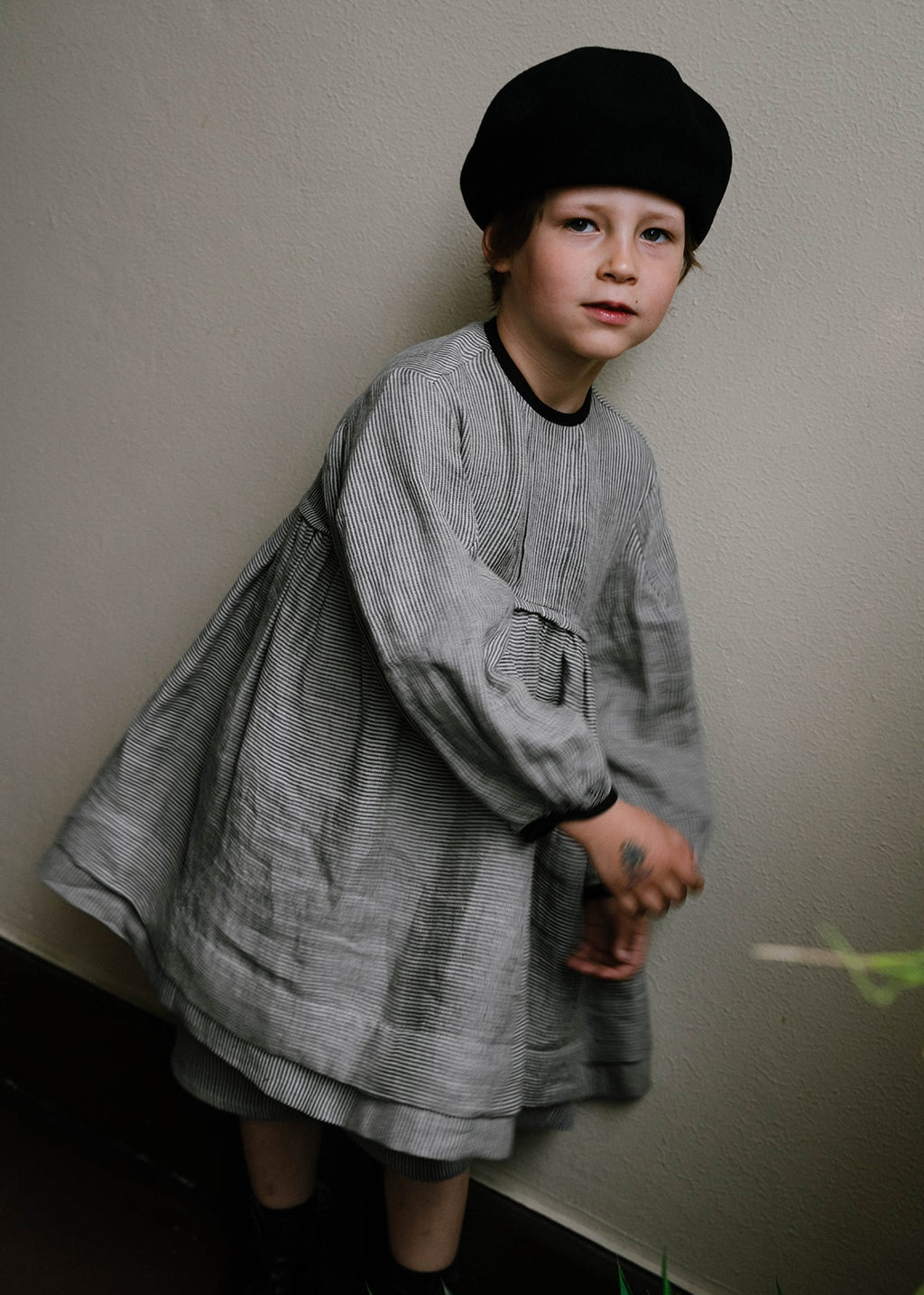 black woolen BERET