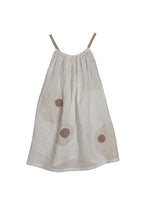ARTISANAL dress BLOSSOM off white linen