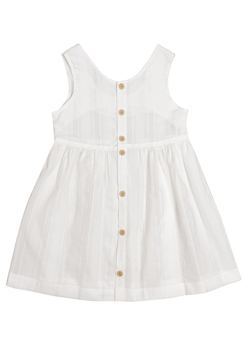 apron dress MADRID off white