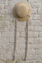 CLASSIC CANOTIER straw hat IVORY