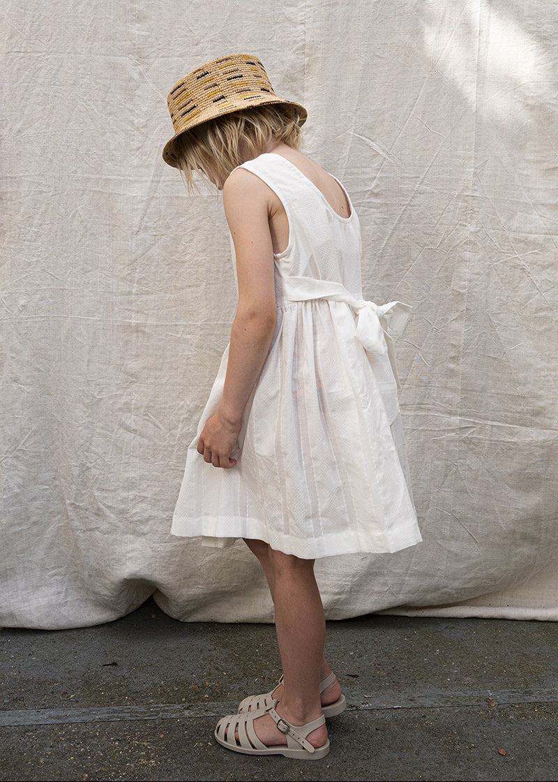 apron dress MADRID off white