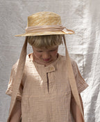 CLASSIC CANOTIER straw hat PLAIN NUDE