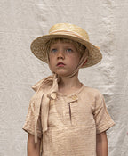 CLASSIC CANOTIER straw hat PLAIN NUDE