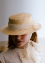 ARCHIVE: the classic CANOTIER in off white dotted