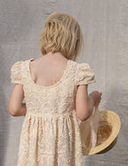 CLASSIC CANOTIER straw hat LACE old rose