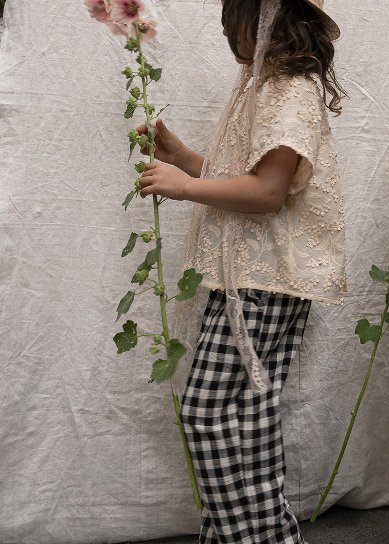 TROUSERS gingham