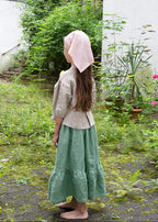 dotted rose headscarf