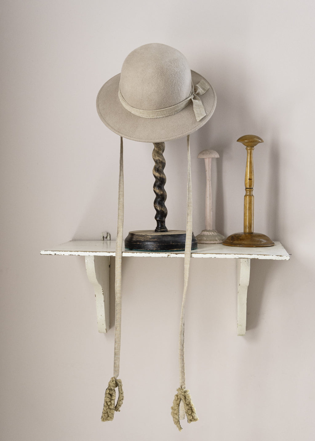 FELT HAT in camel