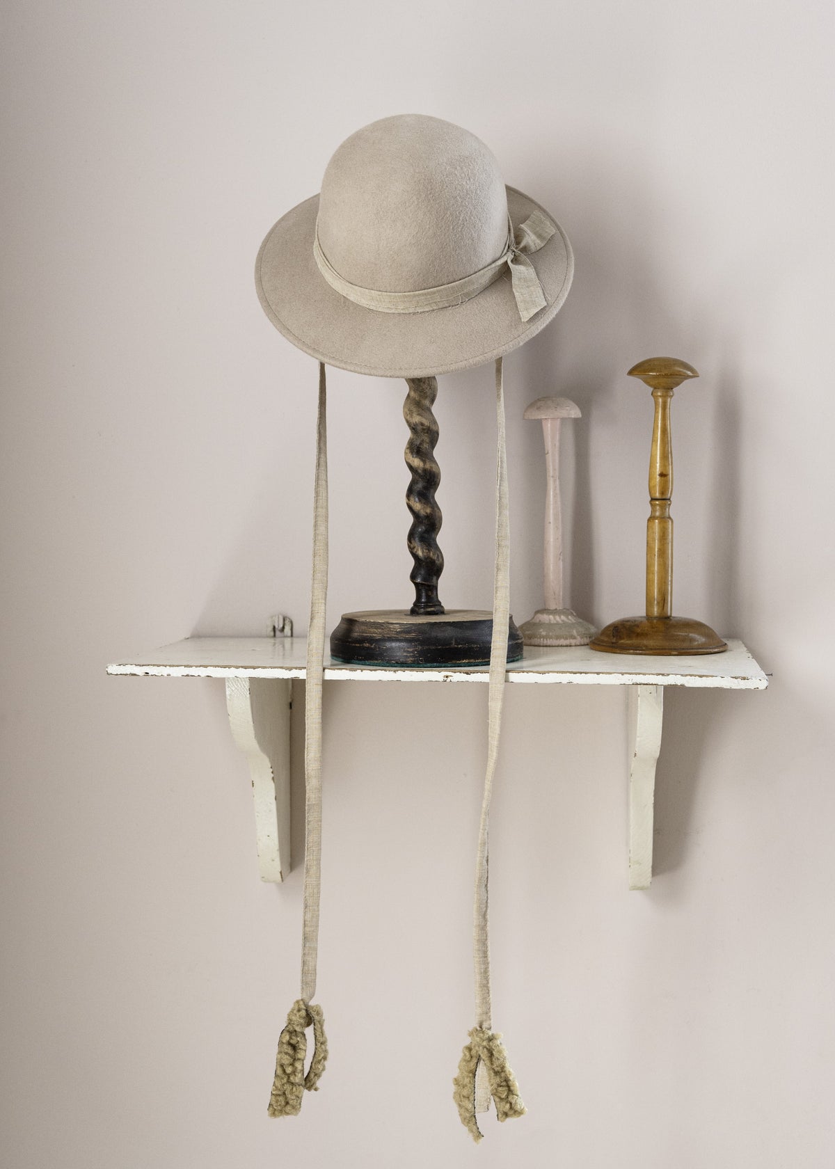 FELT HAT in camel
