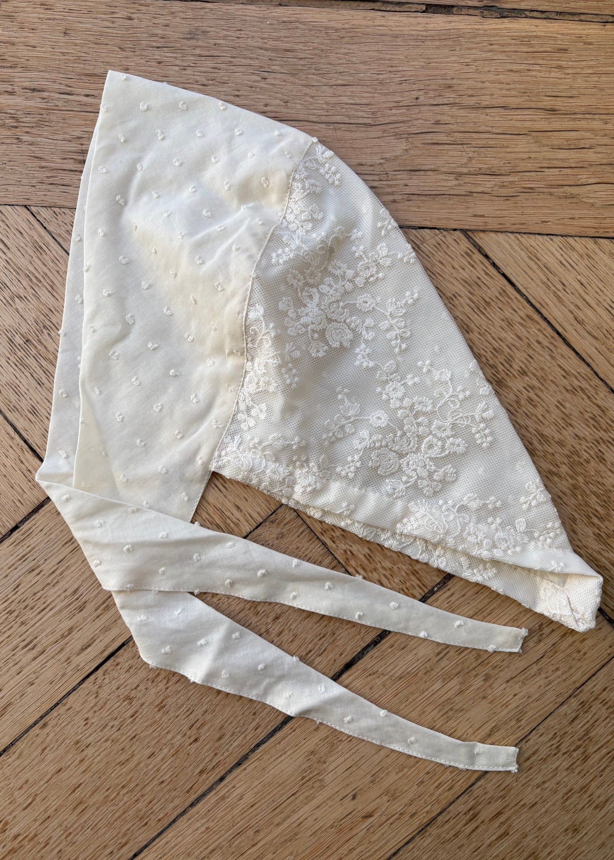 HEADSCARF with lace part