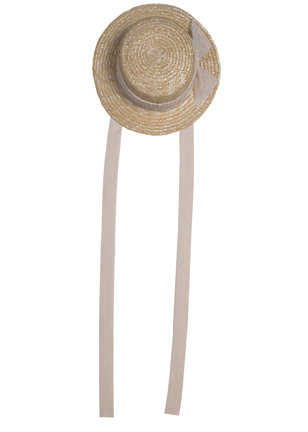 ARCHIVE: the classic CANOTIER in off white dotted