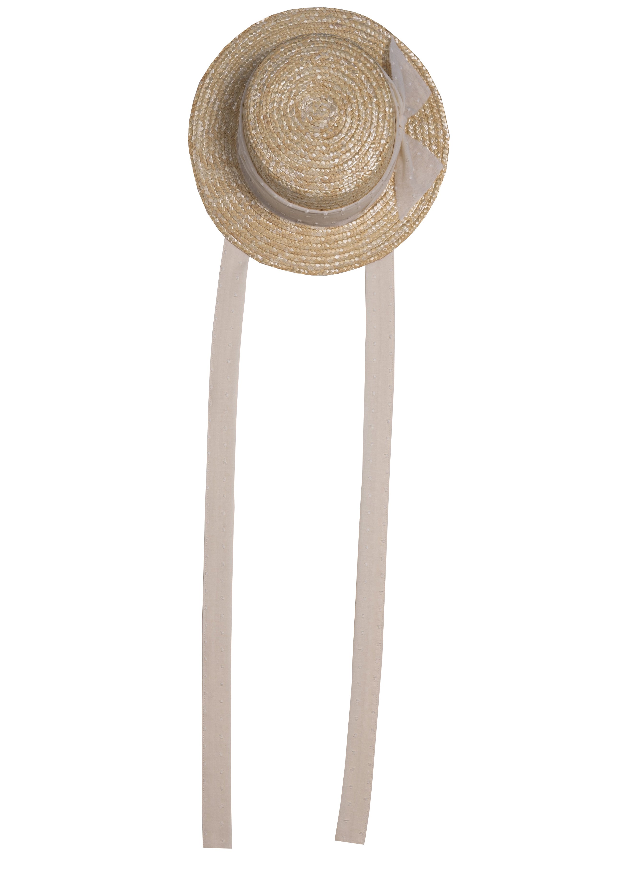 ARCHIVE: the classic CANOTIER in off white dotted