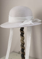 FELT HAT in pale rose