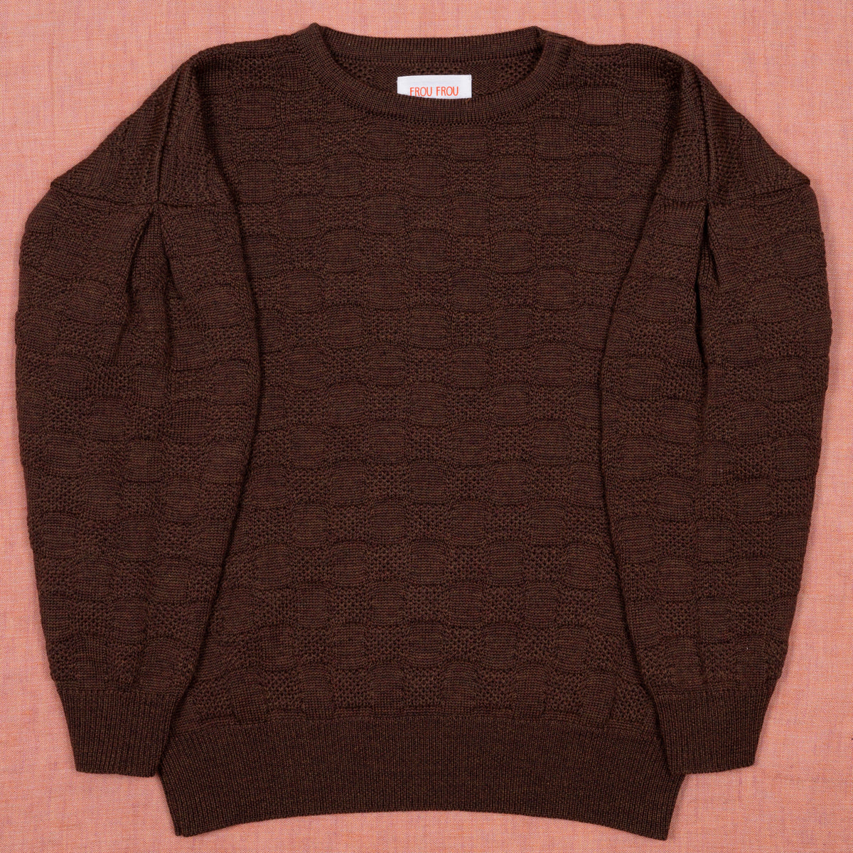 merino wool JUMPER chocolate